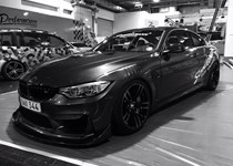 BMW F82 M4 At Essen Motorshow Black White