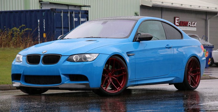 BMW M3 E92 Med 20 Z Performance ZP2 1 Candy Red Schmiedmann Sverige