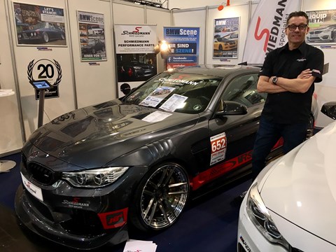 Kenneth Ved BMW M4 Essen Motor Show Schmiedmann