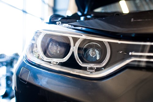BMW F30 F31 DEPO Angel Eyes Look Halogen Headlights 4