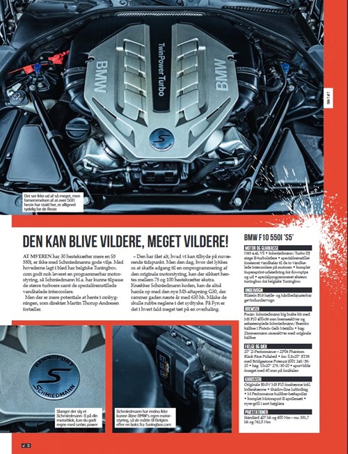 Schmiedmann BMW S5 F10 550I Boosted Article S4