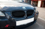Bmw E61lci Bmw High Gloss Black Kidney Grilles 01