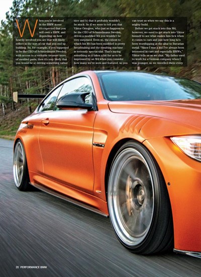 Schmiedmann Sweden BMW M4 F82 Performance BMW Mafgazine Apex Predator Page 1