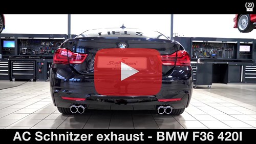 Schmiedmann BMW F36 420I AC Schnitzer Sport Exhaust Vide Thumbnail Playbutton