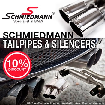 Schmiedmann rear exhaust and tailpipes - save 10%