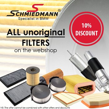 All unoriginal filters - save 10 %
